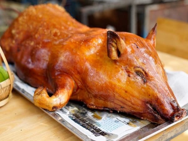 Thưởng lợn rừng quay khi khám phá ngã Ba Đông Dương